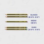 Lápiz Negro Staedtler Noris - Varias Graduaciones - Calidad Premium para Escritura y Dibujo - Imagen 2