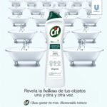 CIF Crema Multiuso 750GRS - 500ML - Limpieza Eficaz y Sostenible - Imagen 2