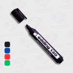Marcador Permanente Fibrón Edding 130 Punta Cuadrada - Tinta Resistente Al Agua