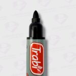 Marcador Permanente Fibrón Trabi 411 Punta Redonda - Recargable - Secado Instantaneo - Imagen 4