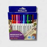 Marcador Rotulador Al Agua Pelikan Micropunta Plus Extra Fina 0.5MM - Set x 12 Colores - Trazos Precisos y Definidos - Imagen 2