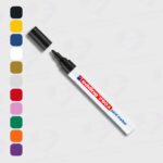 Marcador Permanente de Tinta a Base de Esmalte Edding 790A Punta Redonda - Ideal Para Metal y Cuero