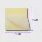 Notas Adhesivas Transparentes Deli 76MM x 76MM - Durabilidad Excepcional - Imagen 6