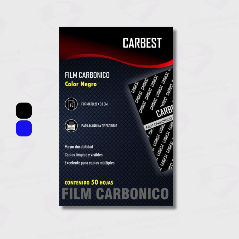 Papel Carbonico Carbest x 50 Hojas