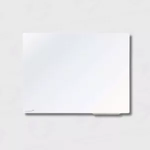 Pizarra de Vidrio Magnética Templada Olami 60 × 90 cm Color Blanca