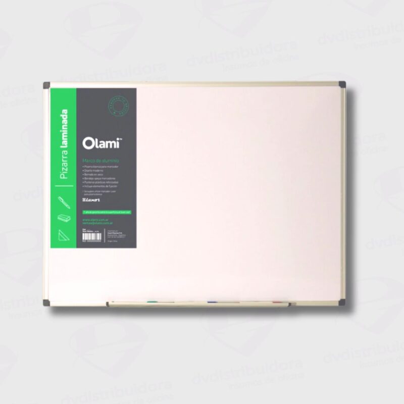 Pizarra Para Marcadores Blanca Laminada Olami 60X90CM