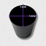 Porta Lápiz Redondo Negro Liggo - Práctico y Elegante - Imagen 3