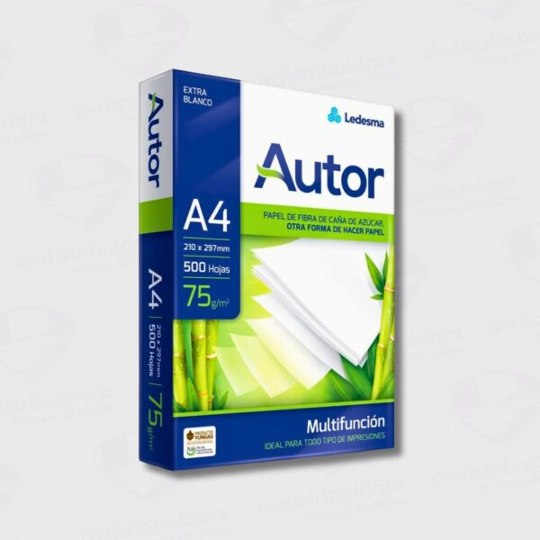 Resma de Papel Ledesma Autor A4 75g: Calidad Profesional para Impresiones Perfectas