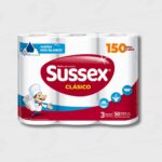 Rollo de Cocina Sussex Clásico - Absorción Superior - 3 Rollos de 20.6 x 20.5cm