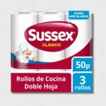 Rollo de Cocina Sussex Clásico - Absorción Superior - 3 Rollos de 20.6 x 20.5cm - Imagen 3