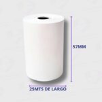 Rollo Para Máquina de Calcular 57mm x 25mts - Paquete x 10 Rollos - Imagen 5