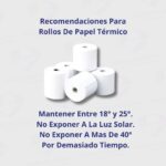 Rollo Térmico 75mm x 30mts - Paquete x 10 Rollos - Controlador Fiscal - Imagen 5