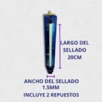Selladora de Bolsas Dasa FS-200ABS - Sella hasta 20cm - Cuerpo Plástico - Impulso Luminoso,  Regulador Electrónico - Imagen 6