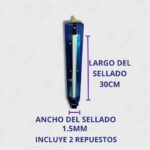 Selladora de Bolsas Dasa FS-300ABS - Sella hasta 30cm - Cuerpo Plástico - Impulso Luminoso,  Regulador Electrónico - Imagen 6