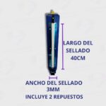 Selladora de Bolsas Dasa FS-400ABS - Sella hasta 40cm - Cuerpo Plástico - Impulso Luminoso,  Regulador Electrónico - Imagen 6