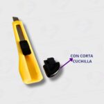 Cortante Cutter Plástico Olami Chico 9MM - Trincheta para Cortes Precisos - Imagen 5