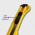 Cortante Cutter Plástico Olami Grande 18MM - Trincheta Calidad Precio Superior - Imagen 4