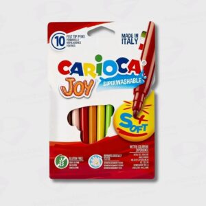Fibras Escolares Carioca Joy Superwashable Caja x 10 Colores