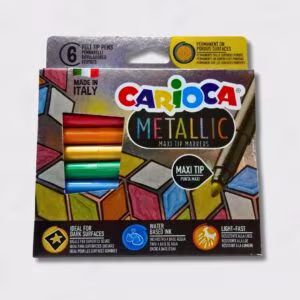 Marcadores Carioca Metallic Caja x 6 Colores