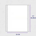 Formulario Continuo 12x25 1000 Hojas 70g Papel Importado para Matriz de Puntos - Imagen 4