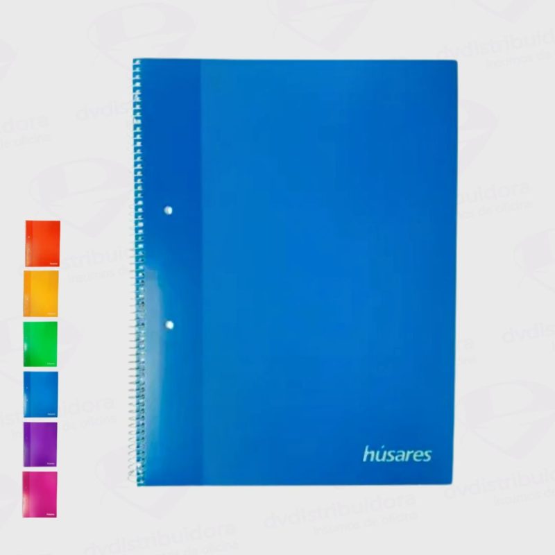 Cuaderno Con Espiral A4 x 84 Hojas Husares