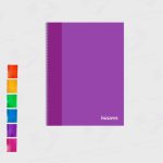 Cuaderno Con Espiral Tapa Flexible Husares A5 80 Hojas - 16x21cm