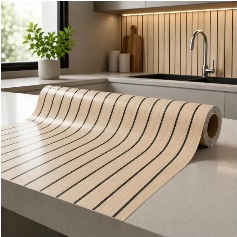 Vinilo Autoadhesivo Madera Clara SELF Wall 45 cm x 15 m 00 Rollo Vinilo Autoadhesivo Decorativo Self Wall Símil Madera clara 45cm X15m - Imagen 1