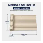 Rollo Vinilo Autoadhesivo Decorativo Self Wall Símil Madera clara 45cm X15m - Imagen 8