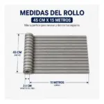 Rollo Vinilo Autoadhesivo Decorativo Self Wall Símil Madera Gris 45cm X15m - Imagen 9