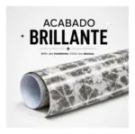 Rollo Vinilo Autoadhesivo Decorativo Self Símil Marmol Gris 45cm X15m - Imagen 7
