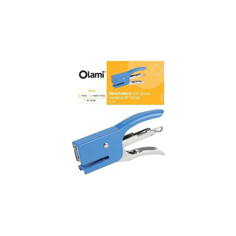 Abrochadora Tipo Pinza Mini Olami ABR500 para Broches N° 10/50 Abrochadora Tipo Pinza Mini Olami ABR500 para Broches N° 10/50