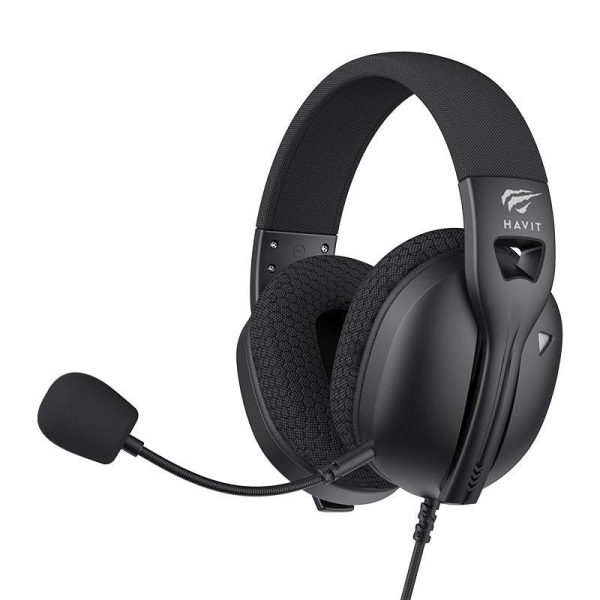 Auricular Gamer Havit FUXI-H5D Negro – Drivers 50mm, Micrófono Desmontable y Jack 3.5mm