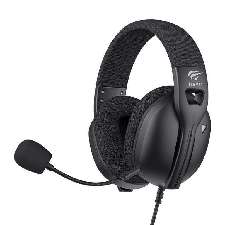 Auricular Gamer Havit FUXI-H5D Negro – Drivers 50mm, Micrófono Desmontable y Jack 3.5mm