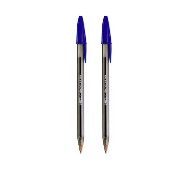 Bolígrafo BIC Cristal Bold Trazo Grueso 1.6mm Hexagonal Azul Intenso