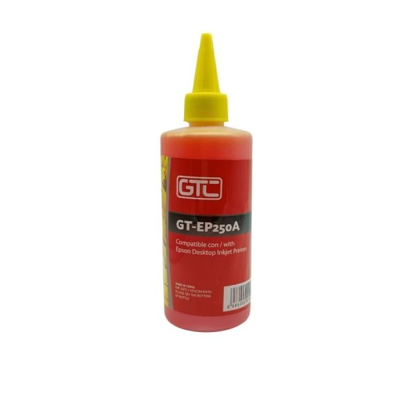 Botella de Tinta Alternativa GTC para Epson 250 ml Color Amarillo