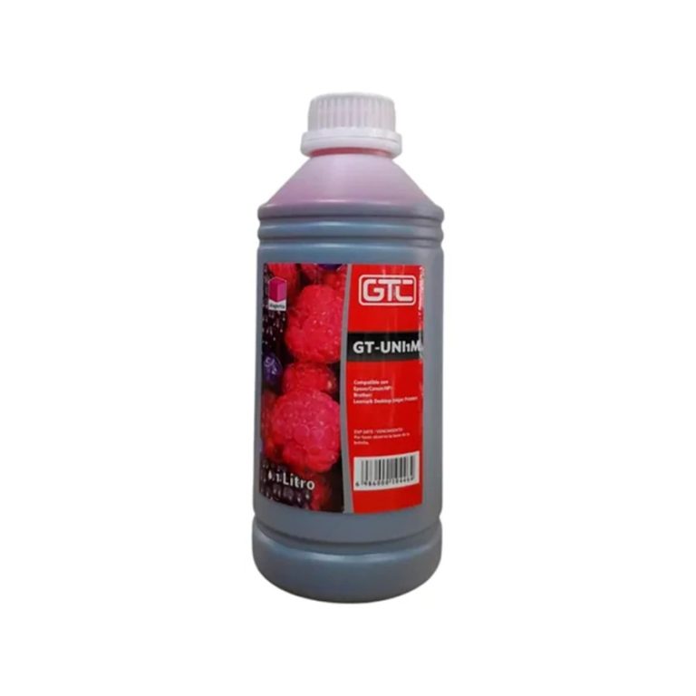 Botella de Tinta Alternativa GTC Universal 1 Litro (1000 ml) Color Magenta