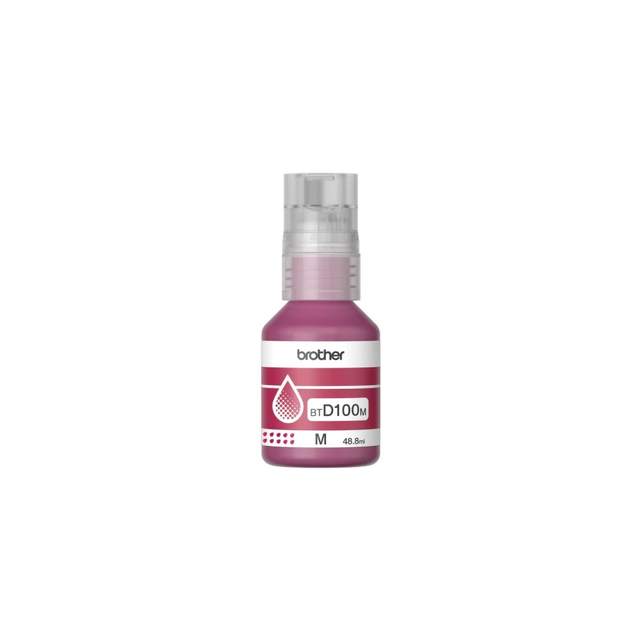 Botella de Tinta Original Brother BTD100 Color Magenta para DCP-T230 / T430W / T530DW / T730DW Botella de Tinta Original Brother BTD100 Color Magenta para DCP-T230 / T430W / T530DW / T730DW