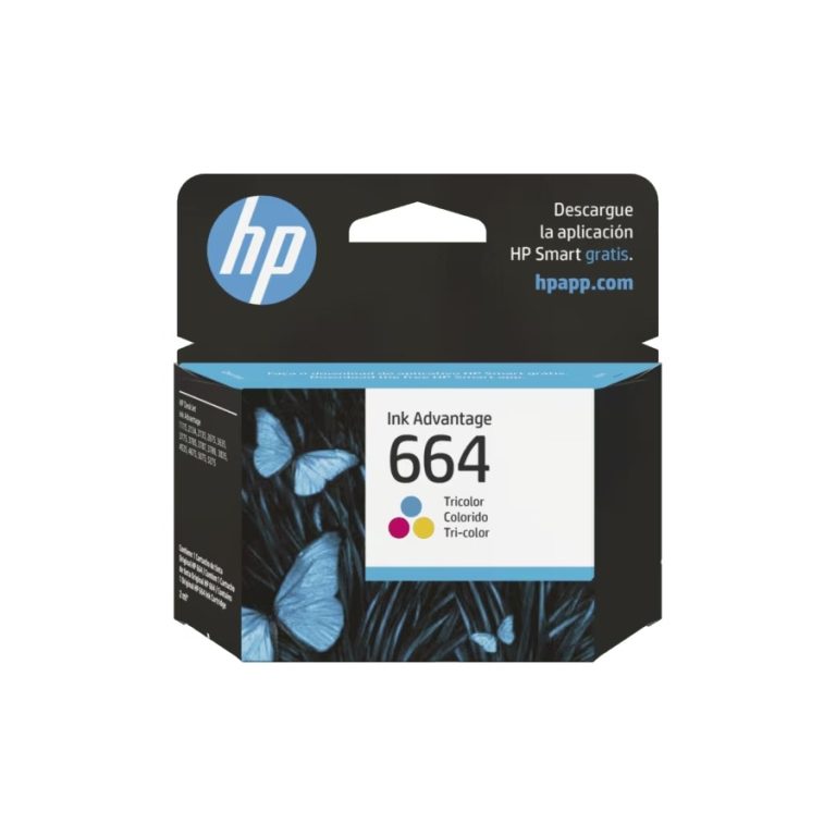 Cartucho de Tinta Original HP Ink Advantage 664 Color Tricolor (Color) (HP664C)