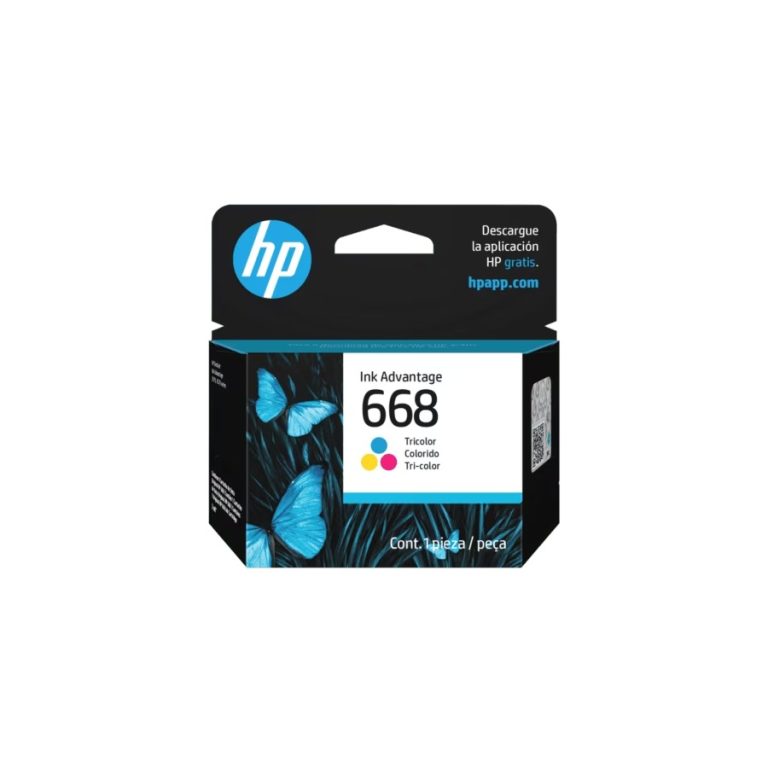 Cartucho de Tinta Original HP Ink Advantage 668 Color Tricolor (Color) (668HP)