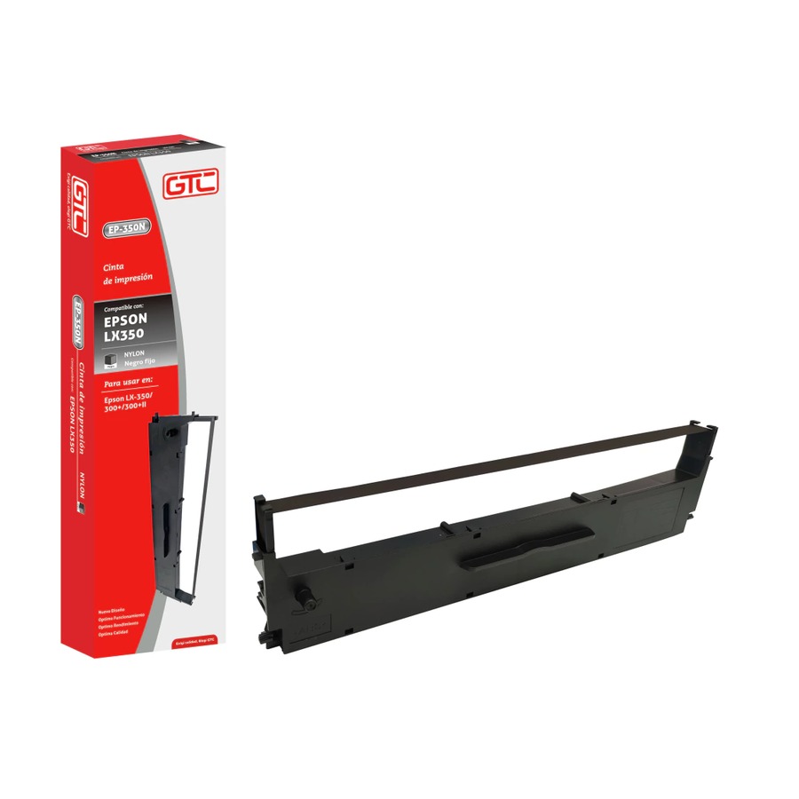 Cinta de Impresión Matriz de Punto GTC Compatible Epson LX-350 / LX-300 / LX-300+ Cinta de Impresión Matriz de Punto GTC Compatible Epson LX-350 / LX-300 / LX-300+
