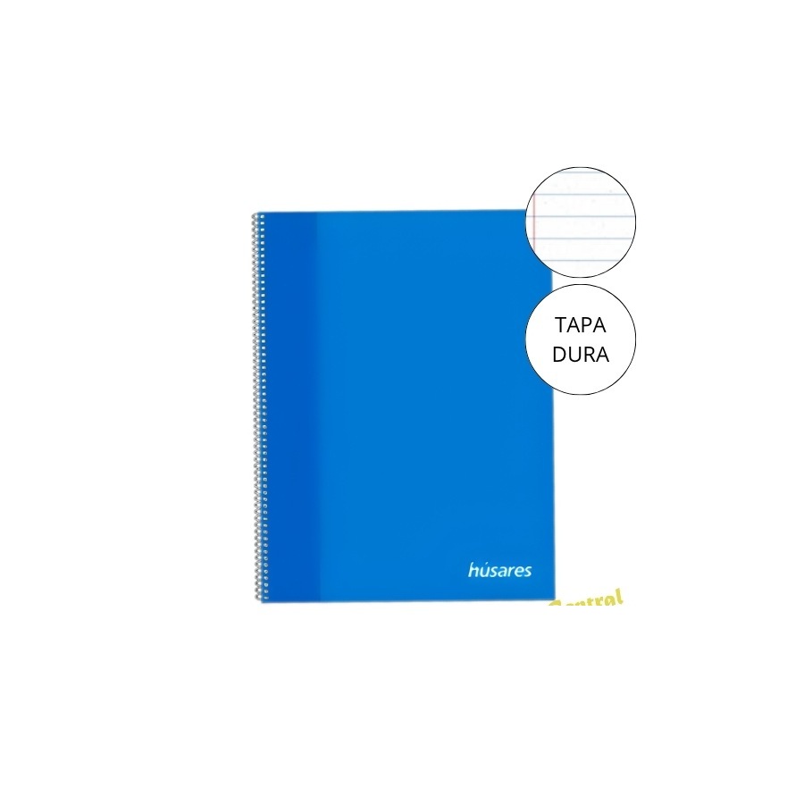 Cuaderno con Espiral Tapa Dura Húsares Trendy A5 (16 × 21 cm) Rayado – 120 Hojas Cuaderno con Espiral Tapa Dura Húsares Trendy A5 (16 × 21 cm) Rayado – 120 Hojas