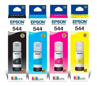 Botella de Tinta Original Epson T544 Color Negro (65 ml) para EcoTank L3150 / L3250