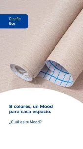 Rollo Papel Autoadhesivo Pared Texturado Muresco Mood Beige – Eco (60 cm × 5 m)