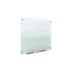 Pizarra de Vidrio Magnética Templada Olami 60 × 90 cm Color Blanca