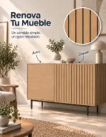 Rollo Vinilo Autoadhesivo Decorativo Self Wall Símil Madera Natural 45cm X15m - Imagen 7